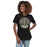 Woman wearing Conroe High School Tigers Women's Black T-shirt 220