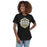 Woman wearing Conroe High School Tigers Women's Black T-shirt 209