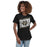 Woman wearing Conroe High School Tigers Women's Black T-shirt 223