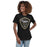 Woman wearing Conroe High School Tigers Women's Black T-shirt 225