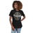 Woman wearing Conroe High School Tigers Women's Black T-shirt 218
