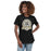 Woman wearing Conroe High School Tigers Women's Black T-shirt 212