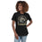Woman wearing Conroe High School Tigers Women's Black T-shirt 208