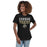 Woman wearing Conroe High School Tigers Women's Black T-shirt 017