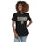 Woman wearing Conroe High School Tigers Women's Black T-shirt 049