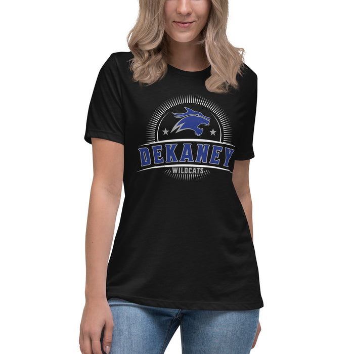 Dekaney High School Wildcats Women's Black T-shirt 221