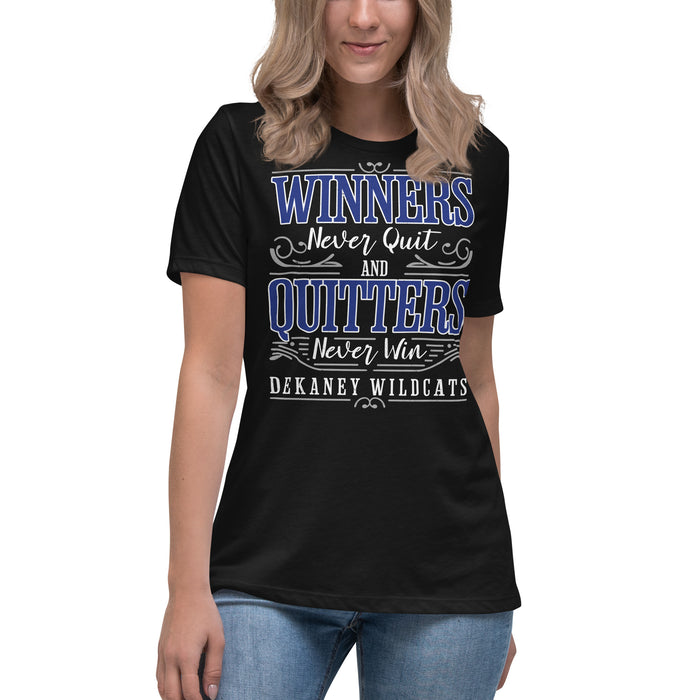 Dekaney High School Wildcats Women's Black T-shirt 237