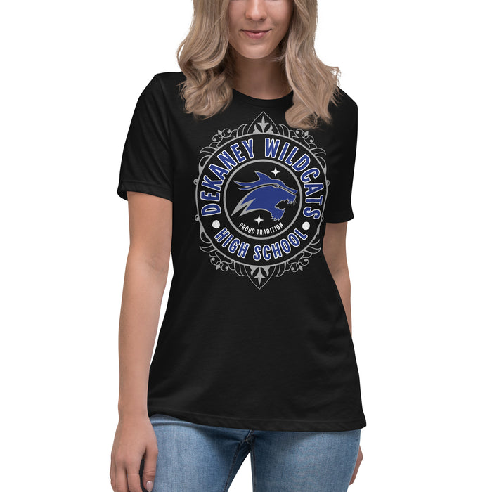 Dekaney High School Wildcats Women's Black T-shirt 227