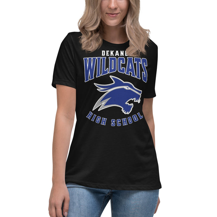 Dekaney High School Wildcats Women's Black T-shirt 213