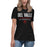 Student wearing Del Valle High School Cardinals Women's Black T-shirt 003
