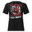 Del Valle High School Cardinals Women's Black T-shirt 205