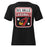 Del Valle High School Cardinals Women's Black T-shirt 001