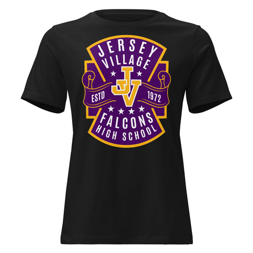 Jersey Village High School Falcons Women's Relaxed Fit T-shirt 207