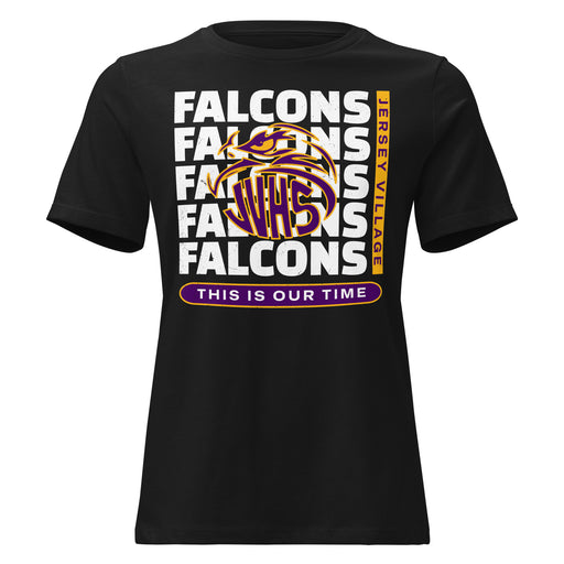 Jersey Village High School Falcons Women's Relaxed Fit T-shirt 235
