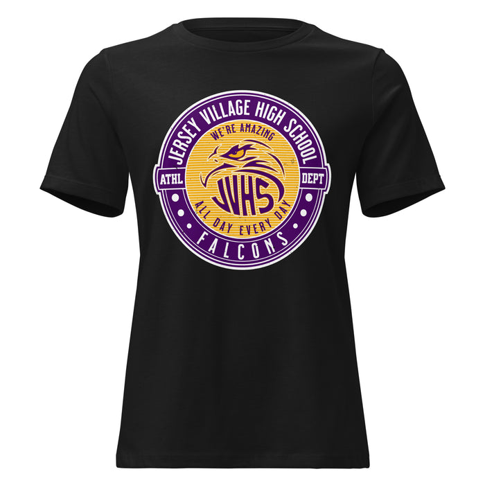 Jersey Village High School Falcons Women's Relaxed Fit T-shirt 224