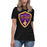 Woman wearing Jersey Village High School Falcons Women's Relaxed Fit T-shirt 225