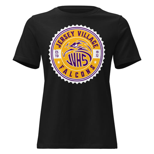 Jersey Village High School Falcons Women's Relaxed Fit T-shirt 203
