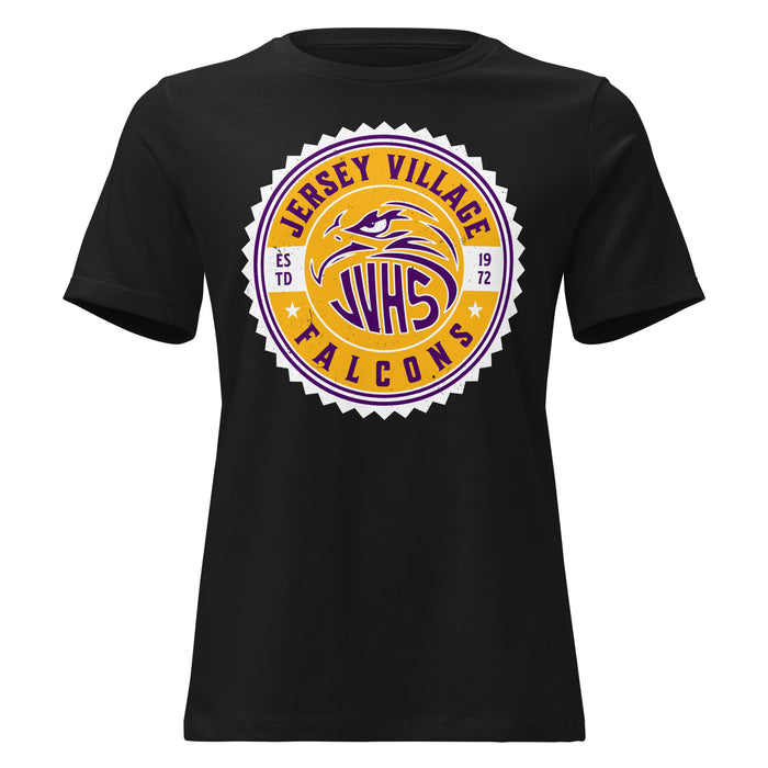 Jersey Village High School Falcons Women's Relaxed Fit T-shirt 203