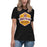 Woman wearing Jersey Village High School Falcons Women's Relaxed Fit T-shirt 209
