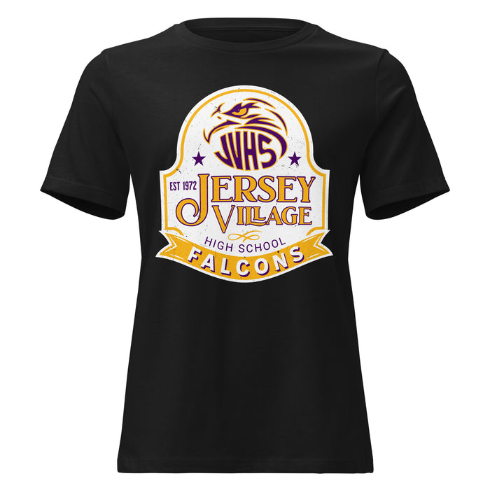 Jersey Village High School Falcons Women's Relaxed Fit T-shirt 219