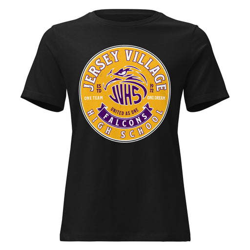 Jersey Village High School Falcons Women's Relaxed Fit T-shirt 215