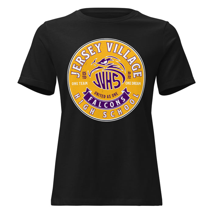 Jersey Village High School Falcons Women's Relaxed Fit T-shirt 215