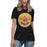 Woman wearing Jersey Village High School Falcons Women's Relaxed Fit T-shirt 215