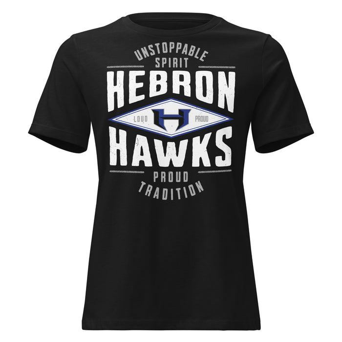 Hebron High School Hawks Women's Relaxed Fit T-shirt 210