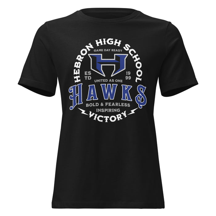 Hebron High School Hawks Women's Relaxed Fit T-shirt 206