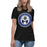 Student wearing Hebron High School Hawks Women's Relaxed Fit T-shirt 216