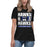 Student wearing Hebron High School Hawks Women's Relaxed Fit T-shirt 235