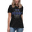 Woman wearing Hebron High School Hawks Women's Relaxed Fit T-shirt 217
