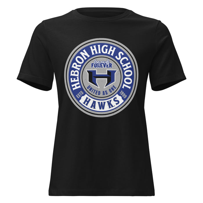 Hebron High School Hawks Women's Relaxed Fit T-shirt 220