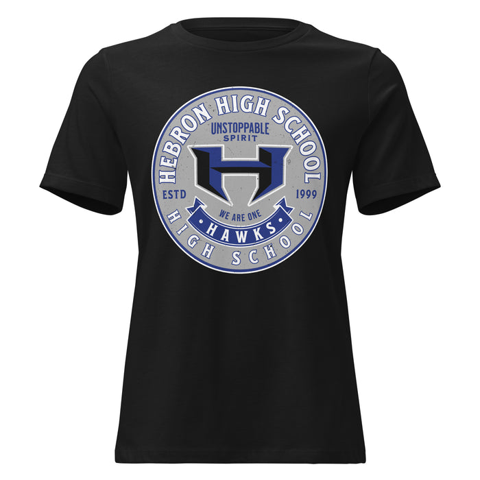 Hebron High School Hawks Women's Relaxed Fit T-shirt 215