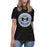 Student wearing Hebron High School Hawks Women's Relaxed Fit T-shirt 215