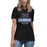 Student wearing Hebron High School Hawks Women's Relaxed Fit T-shirt 202