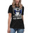 Student wearing Hebron High School Hawks Women's Relaxed Fit T-shirt 205