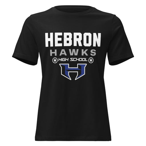 Hebron High School Hawks Women's Relaxed Fit T-shirt 003
