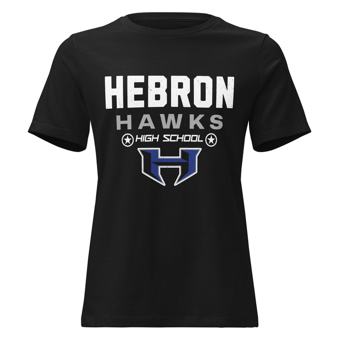 Hebron High School Hawks Women's Relaxed Fit T-shirt 003