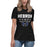 Student wearing Hebron High School Hawks Women's Relaxed Fit T-shirt 003