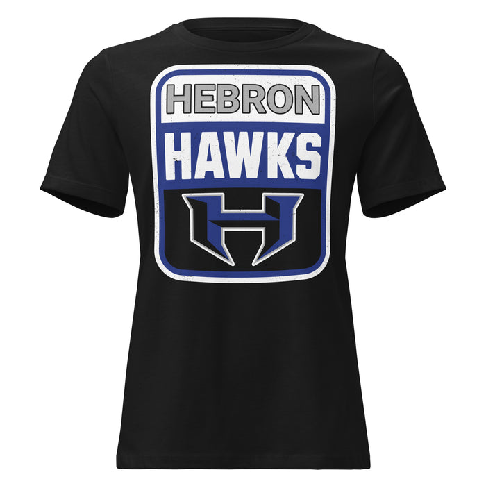Hebron High School Hawks Women's Relaxed Fit T-shirt 001