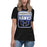 Student wearing Hebron High School Hawks Women's Relaxed Fit T-shirt 001