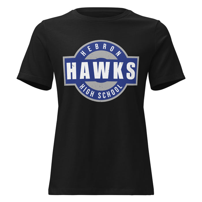 Hebron High School Hawks Women's Relaxed Fit T-shirt 011