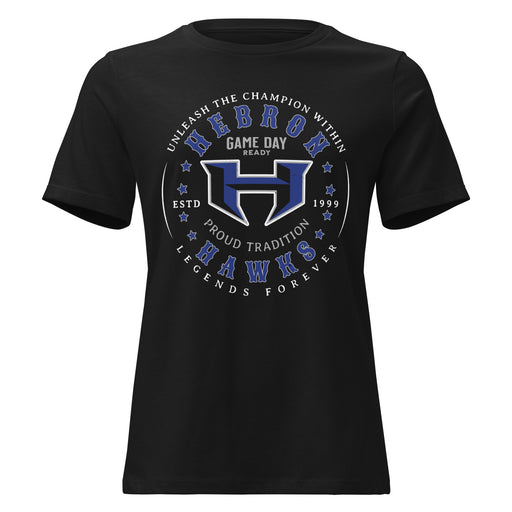 Hebron High School Hawks Women's Relaxed Fit T-shirt 214