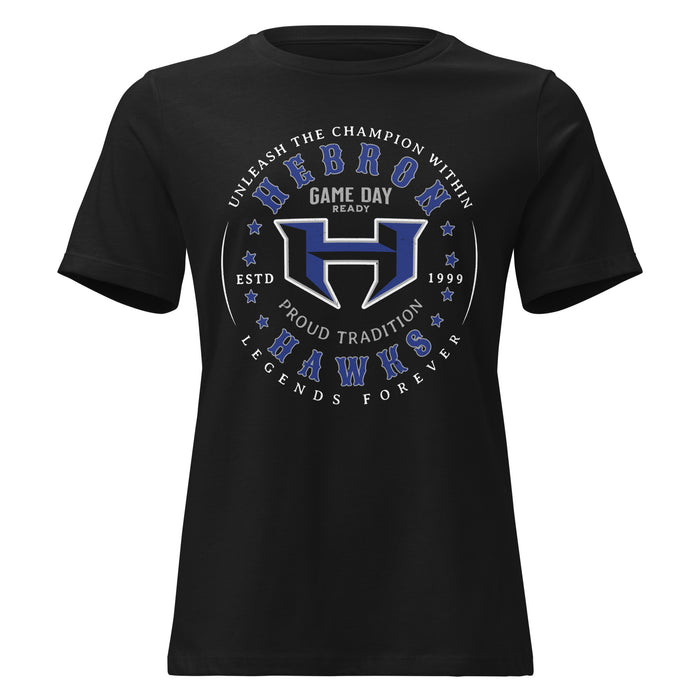 Hebron High School Hawks Women's Relaxed Fit T-shirt 214