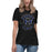 Student wearing Hebron High School Hawks Women's Relaxed Fit T-shirt 214