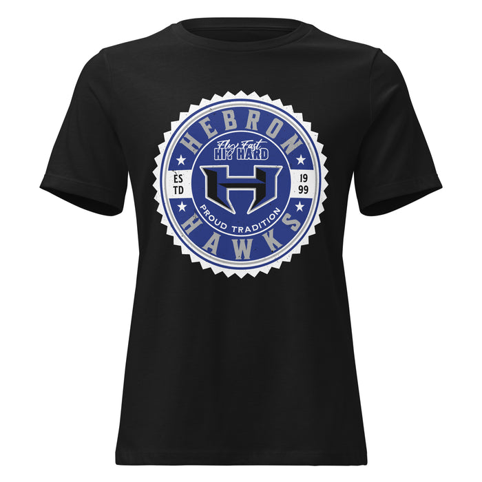 Hebron High School Hawks Women's Relaxed Fit T-shirt 203