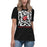 Student wearing Katy High School Tigers Women's Relaxed Fit T-shirt 236