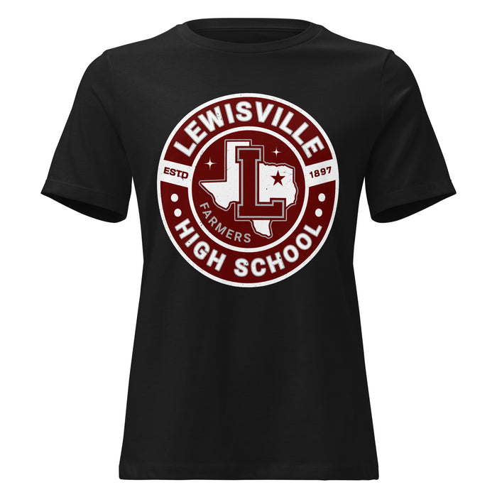 Lewisville High School Farmers Women's Relaxed Fit T-shirt 239