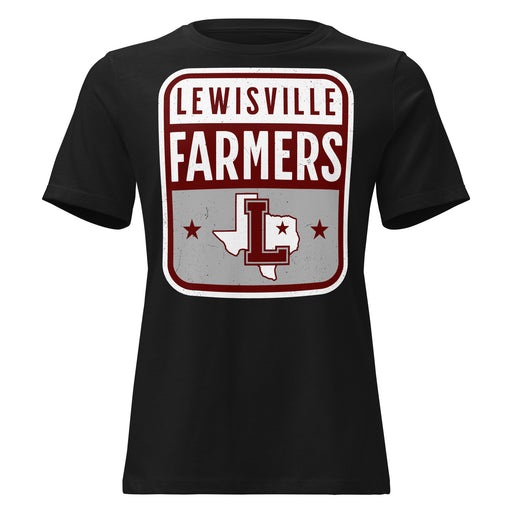 Lewisville High School Farmers Women's Relaxed Fit T-shirt 001